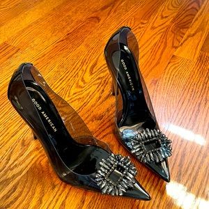 Worn twice! Good American heels